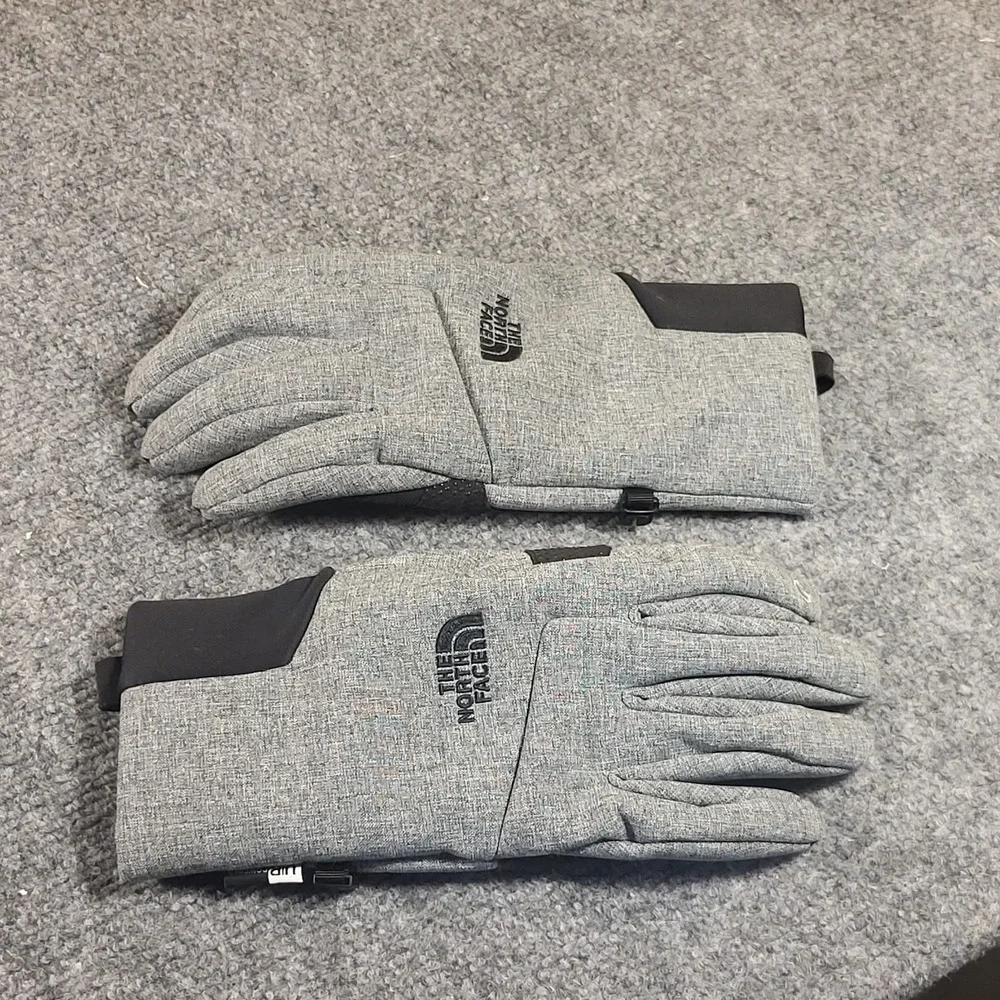 The North Face Men's Apex Etip Insulated Etip Gray Gloves Size Medium